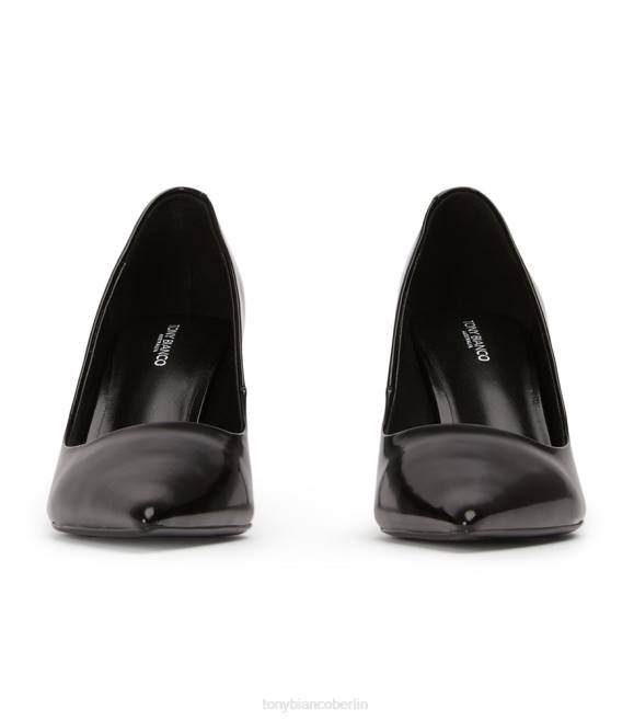 niedrige Absätze| de Tony Bianco Frauen Billy Heels Schwarz hochglänzend 4624248